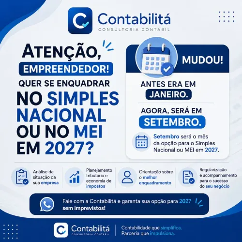Opção MEI e SIMPLES NACIONAL