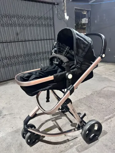 Vendo carrinho de bebê com Moisés