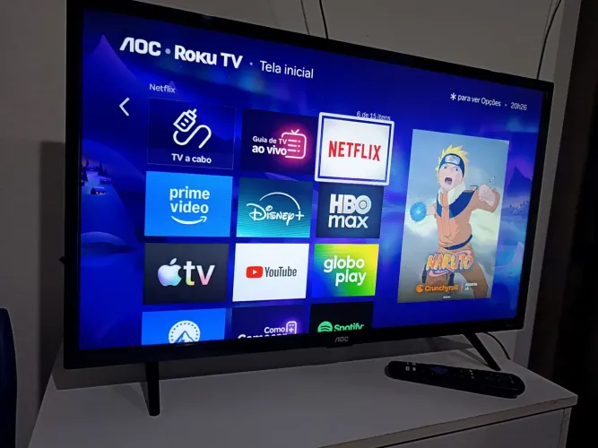 * smart tv semi nova barato *