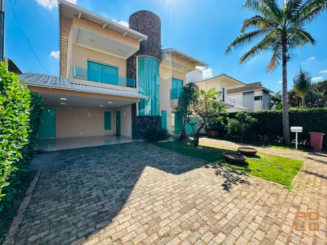 Sobrado para alugar no Condomínio Residencial Jardins Madri, localizado em Goiânia - GO.