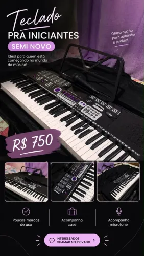 Vendo teclado iniciante