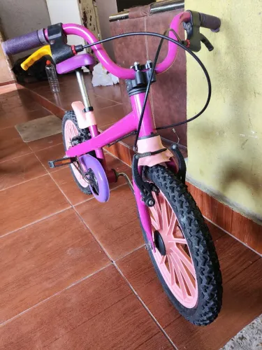 infantil Nathor Top Girls Aro 16 na cor rosa (Não Entrego)