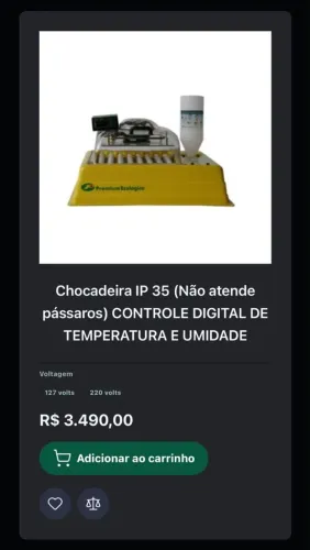 Chocadeira Premium ecológica