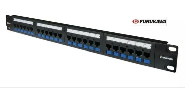 Patch Panel Furukawa 24 Portas CAT5e - Rack 19?