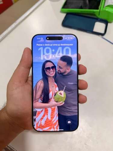 iPhone 17 Pro Max 512GB Blue Impecável Bateria 100% Jun/27 Garantia