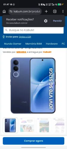 Celular JOVI NOVO COM CAIXA NOTA E TUDO CAIXA