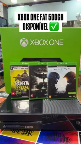 Xbox One Fat 500GB + 3 Jogos