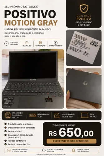 Notebook semini novo