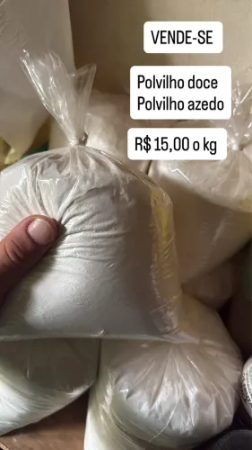 Polvilho doce e Azedo