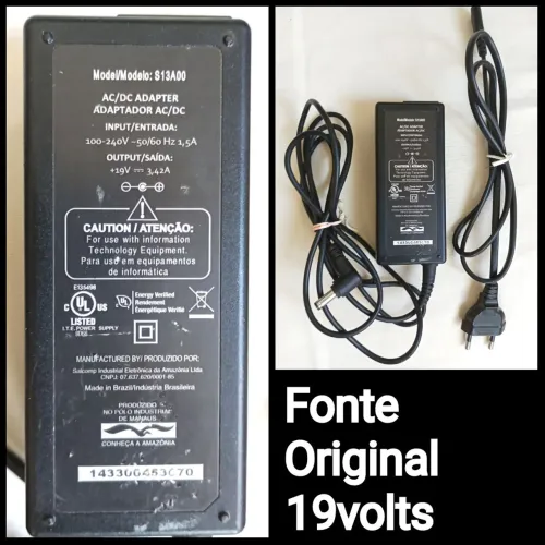 Fonte Original Positivo 19.4volts ( Funcionando )