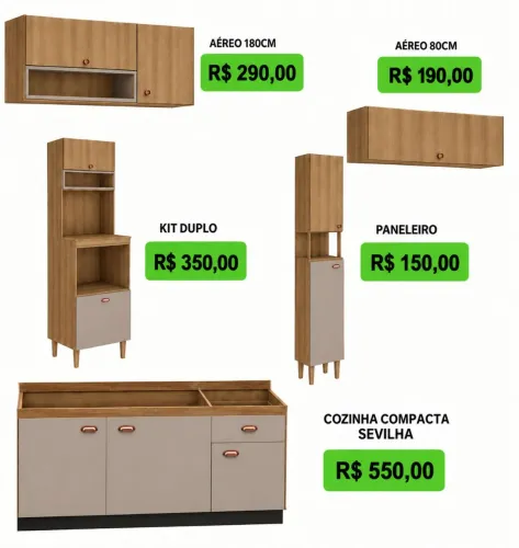 Cozinha Compacta montada