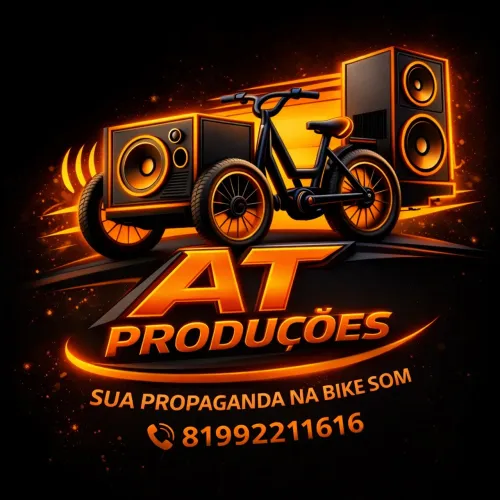 AT PRODUÇÕES DIVULGAÇÃO ATRAVÉS DE BIKES SOM.
