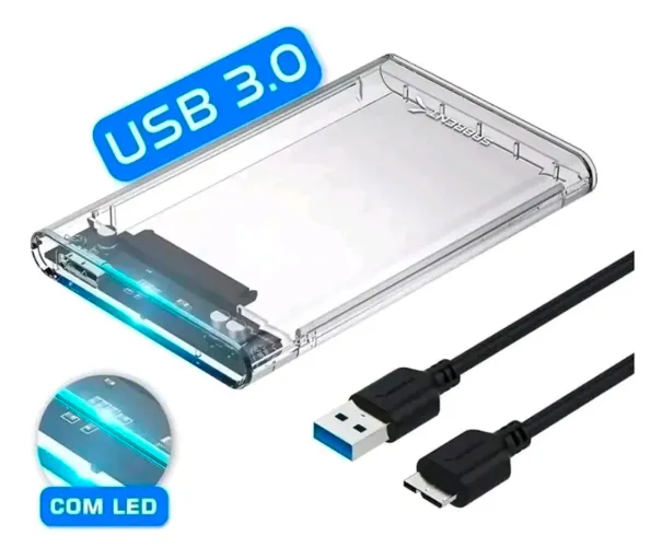 Case pra HD externo usb 3.0