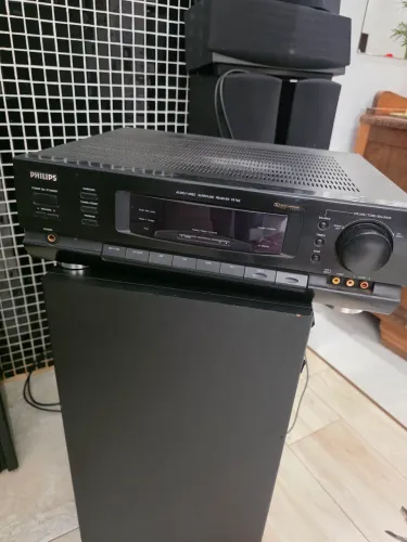 Home Theater Philips FR752 Completo - Receiver + 5 Caixas Acústicas | Excelente Estado