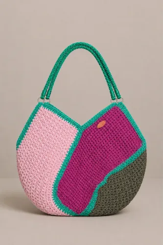 Bolsa De Crochê Artesanal