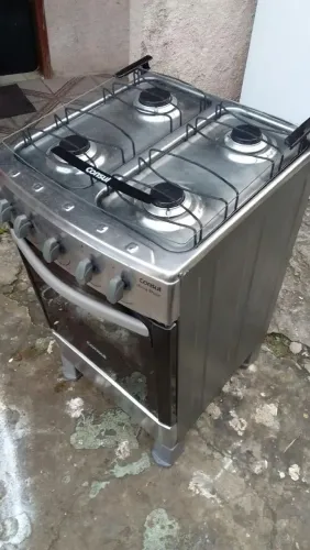 retirada cacuia vendo fogão 4 bocas inox consul
