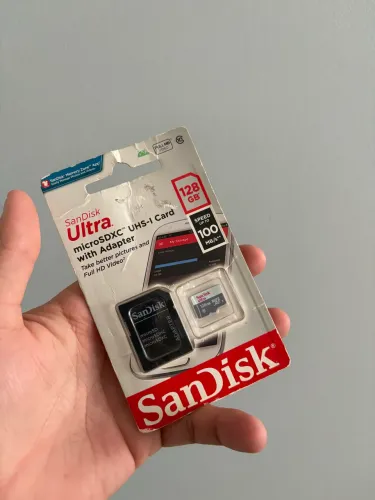 Cartão Memória 128gb sandisk original Ultra 100mbs Sandisk