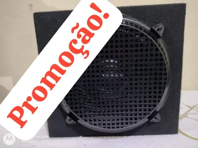 Caixa de subwoofer 8 polegas, Slim, passiva, 150wrms, 8 ohms