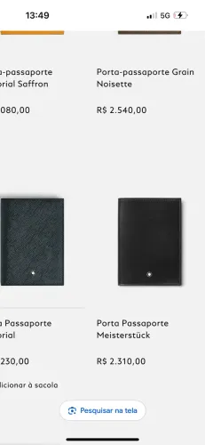 PORTA PASSAPORTE MONTBLANC