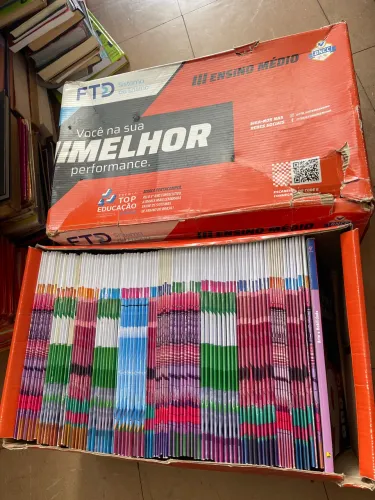 Livro bncc FTP sistema de ensino 2022 ensino médio cursinho 91 livros vestibular