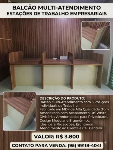 Balcão Multi atendimento.