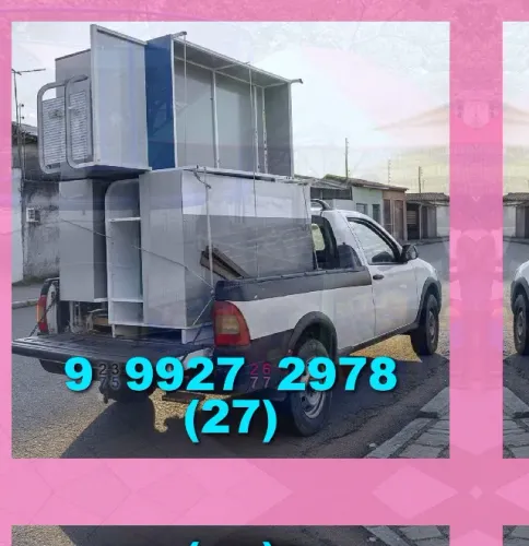 Frete~[\*+cargas}{ em carro aberto atendo toda a região com melhor preço