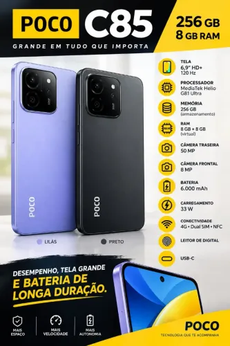 Poco C85 - 256 GB 16 RAM 