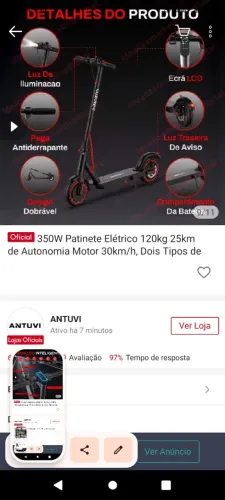 Patinete elétrico