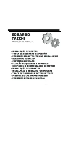 *Prestação de serviços*