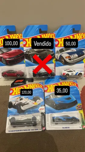Hotwheels, F1 visa cash, Ferrari F40, 12 cilindri, 365 e McLaren W1
