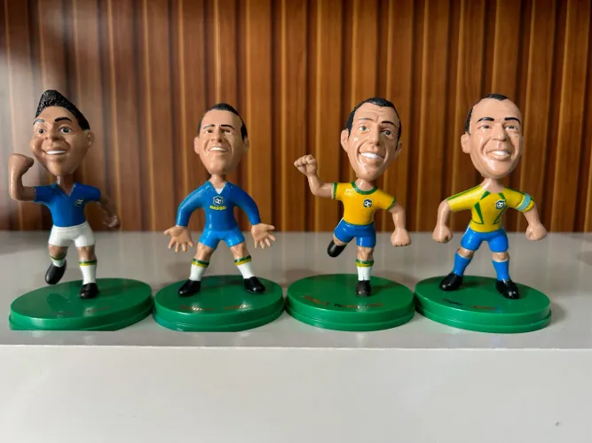 Mini craques seleção brasileira campeões do mundo
