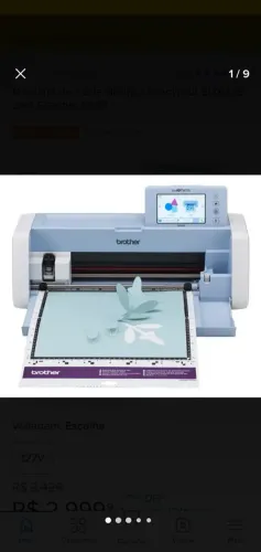 Vendo máquina de corte Brother ScanNCut SDX 225<br><br>R$1800,00