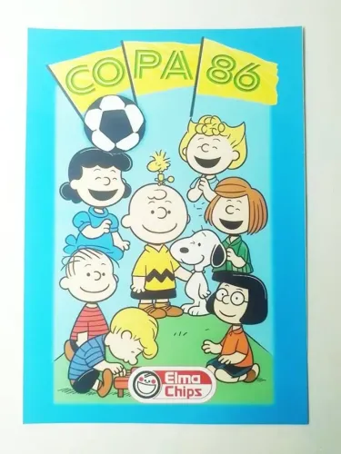 Elma Chips figurinhas Elma Chips Copa 1986 + 2 Posters - Não Oficiais