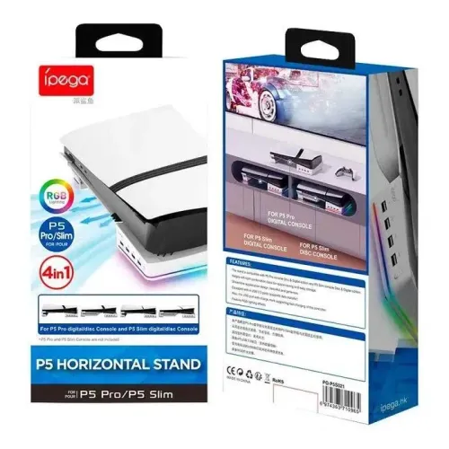 Base horizontal ps5 ipega 4em1