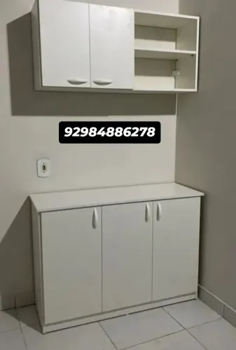 Kit armário e balcão em mdf