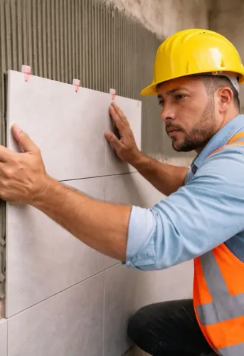 Pedreiro e mestre de obras