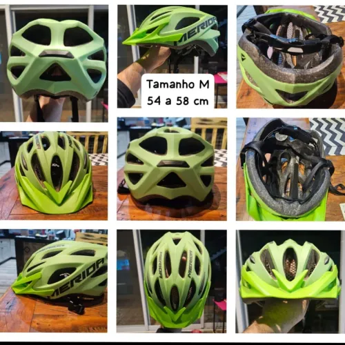 Capacete ciclismo seminovo merida Tamamho m