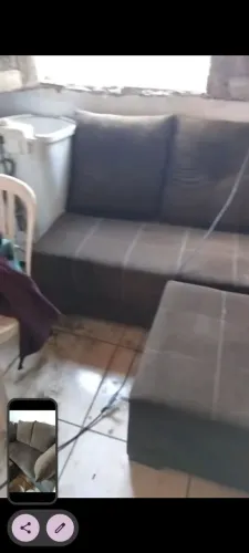 Vendo sofá usado 3 lugares 1500,00