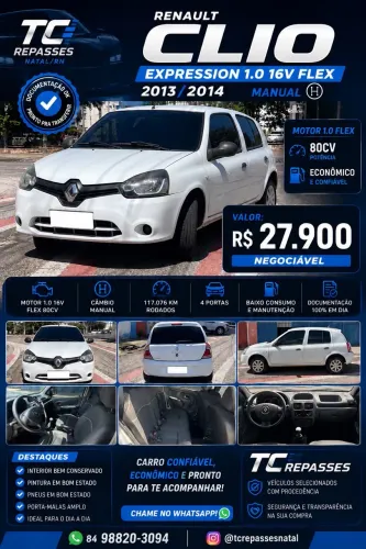 Renault Clio Rn/alize/expr./1.0 Hi-power 16V 5P 2014