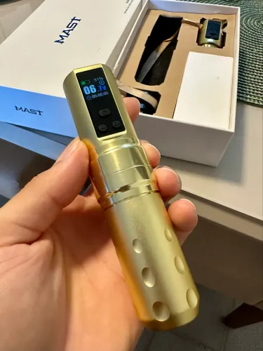 Máquina tatuagem Profissional MAST em Estado de Nova - Completa na Caixa com Acessórios