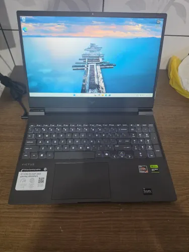 Notebook gamer HP victus gaming laptop 15 rysen 7 7445hs 16gb rtx 4050 6gb 512ssd