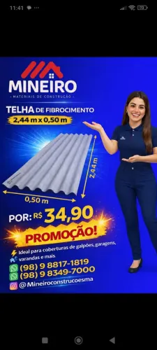 Telha 2.44x0.50 