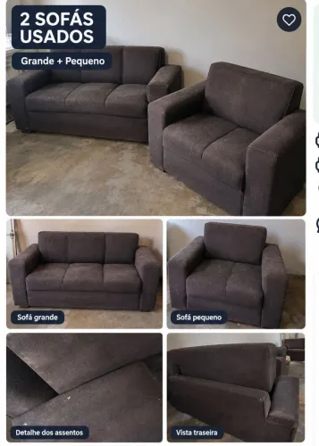 Vendo dois sofás