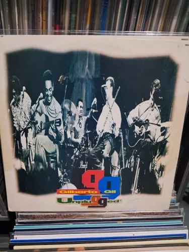 Vinil LP Gilberto Gil Unplugged (acustico) raro/de época