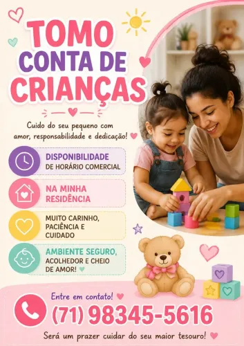 Babá disponível 