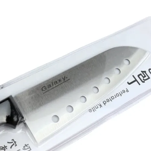Faca perfurada para Cozinha - Lâmina de Aço Inox - Galaxy - Nova
