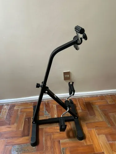 Bicicleta Ergométrica PORTATIL, Exercícios para Pernas e Braços, Pratique em Vários Locais