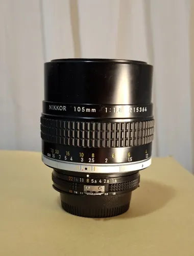 Lente Nikkor 105mm 1.8 ais