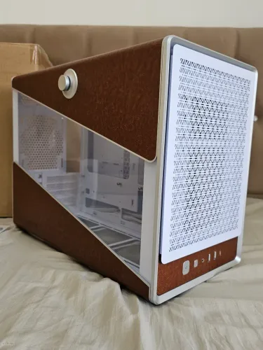 Gabinete gamer montech heritage branco - matx