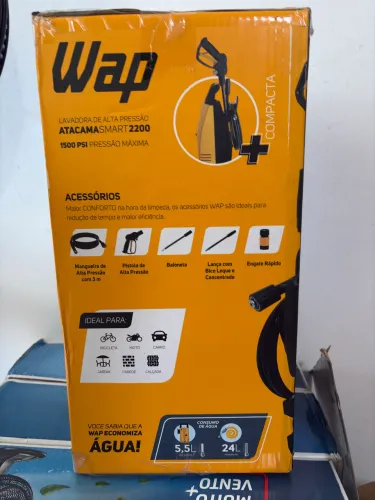 Lavadora de Alta Pressão WAP Atacama Smart 2200 1500 PSI - Nova na Caixa
